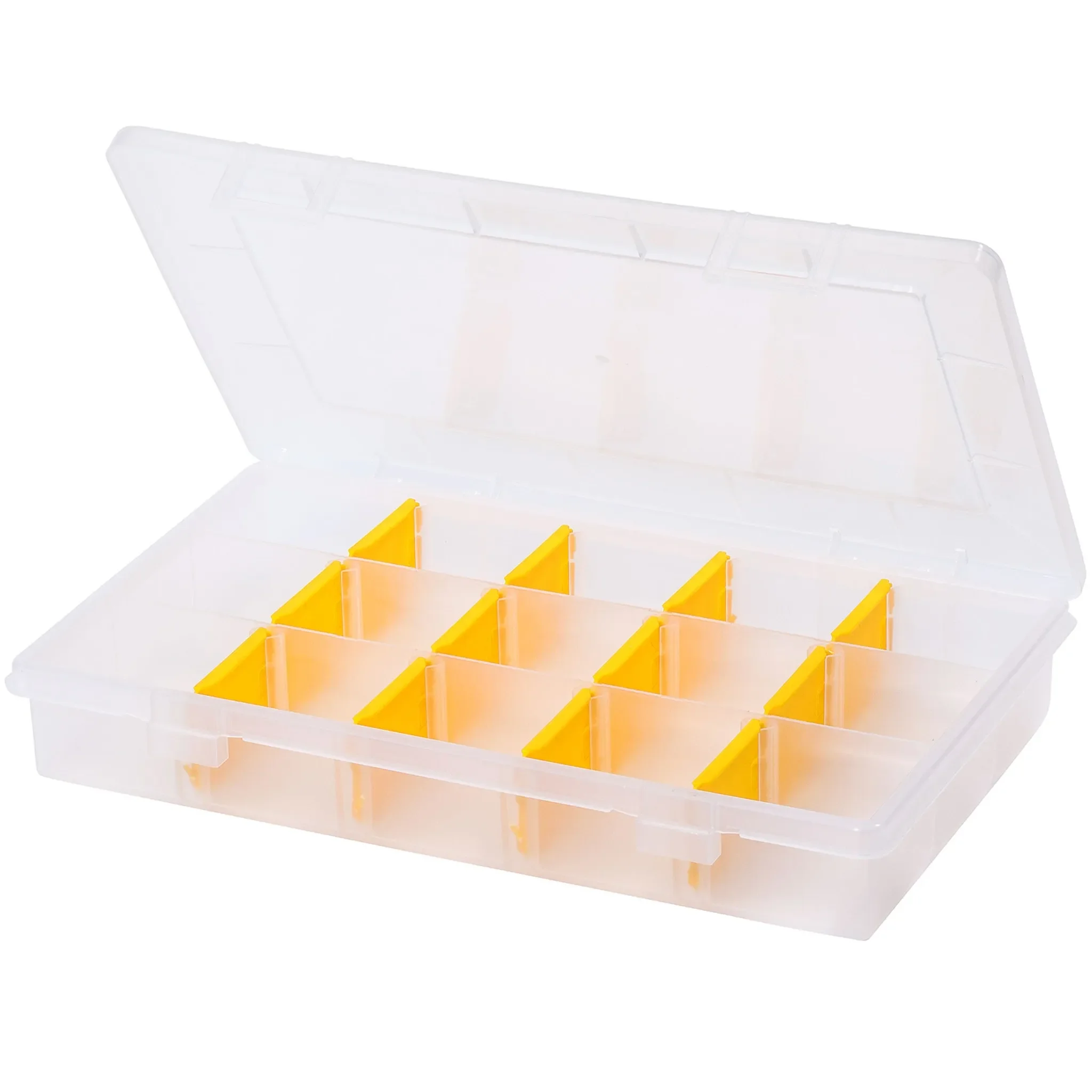 Allit Sortimentskasten EuroPlus Basic 29/3-12 – 12 Fächer, 290 × 185 × 46 mm, transparent